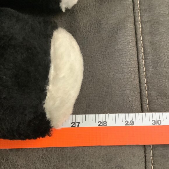 Vtg Plush Panda Bear Stuffed Toy 27” Tall Black White Large Cuddly Soft Animal - Picture 4 of 5